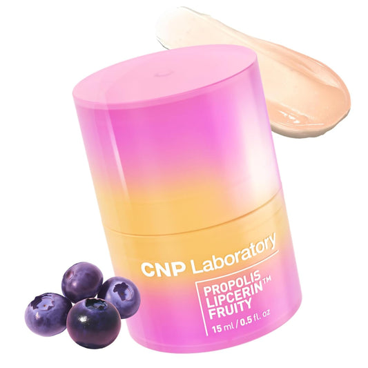 CNP Honey Lip Butter - Propolis Lipcerin™ 02 Berry, Hydrating Overnight Manuka Lip Balm & Mask, 12hr Long-Lasting Moisture, Korean Skin Care, 0.5 fl.oz.