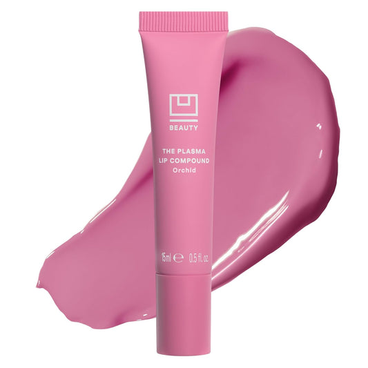U Beauty The PLASMA Tinted Lip Compound - Anti-Aging & Anti-Wrinkle Lip Gloss, Hyaluronic Acid, Shea Butter & Peptides for Hydration & Plumping, Orchid - 15 mL