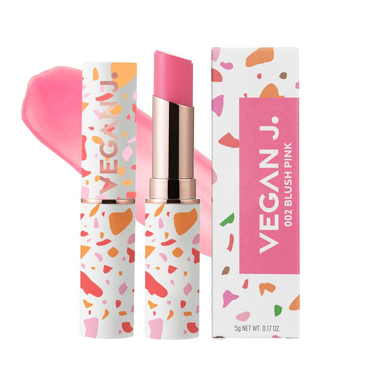 Lip Balm – Long-Lasting Hydration with Natural Color – Korean Beauty, Oasis Plant Complex, Silicone-Free, Vegan & Cruelty-Free Lip Care (002 Blush Pink)