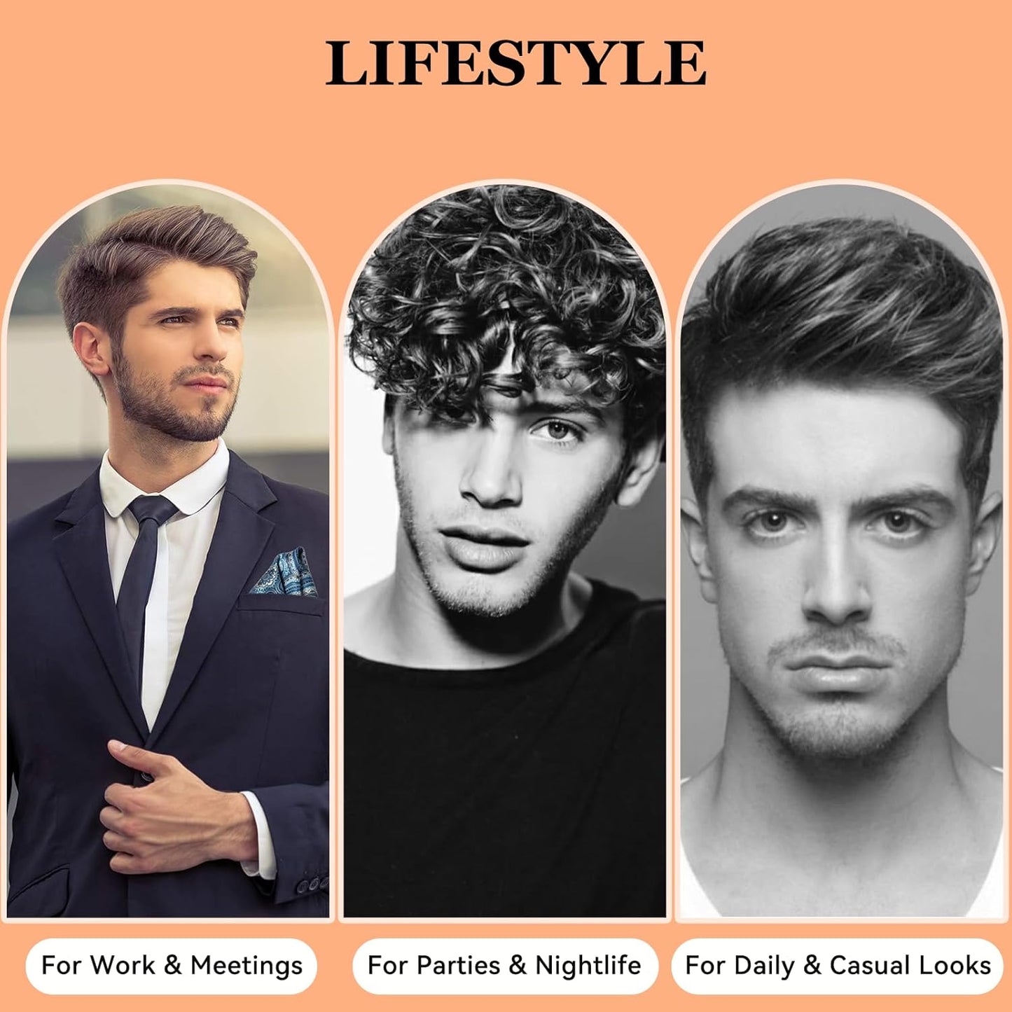 GRIMSON Hair Clay for Men - Strong Hold, Matte Finish, Ideal for All Hair Types & Styles, Easy to Wash Out, Improves Texture & Thickness, Easy to Apply (100g / 3.5oz)