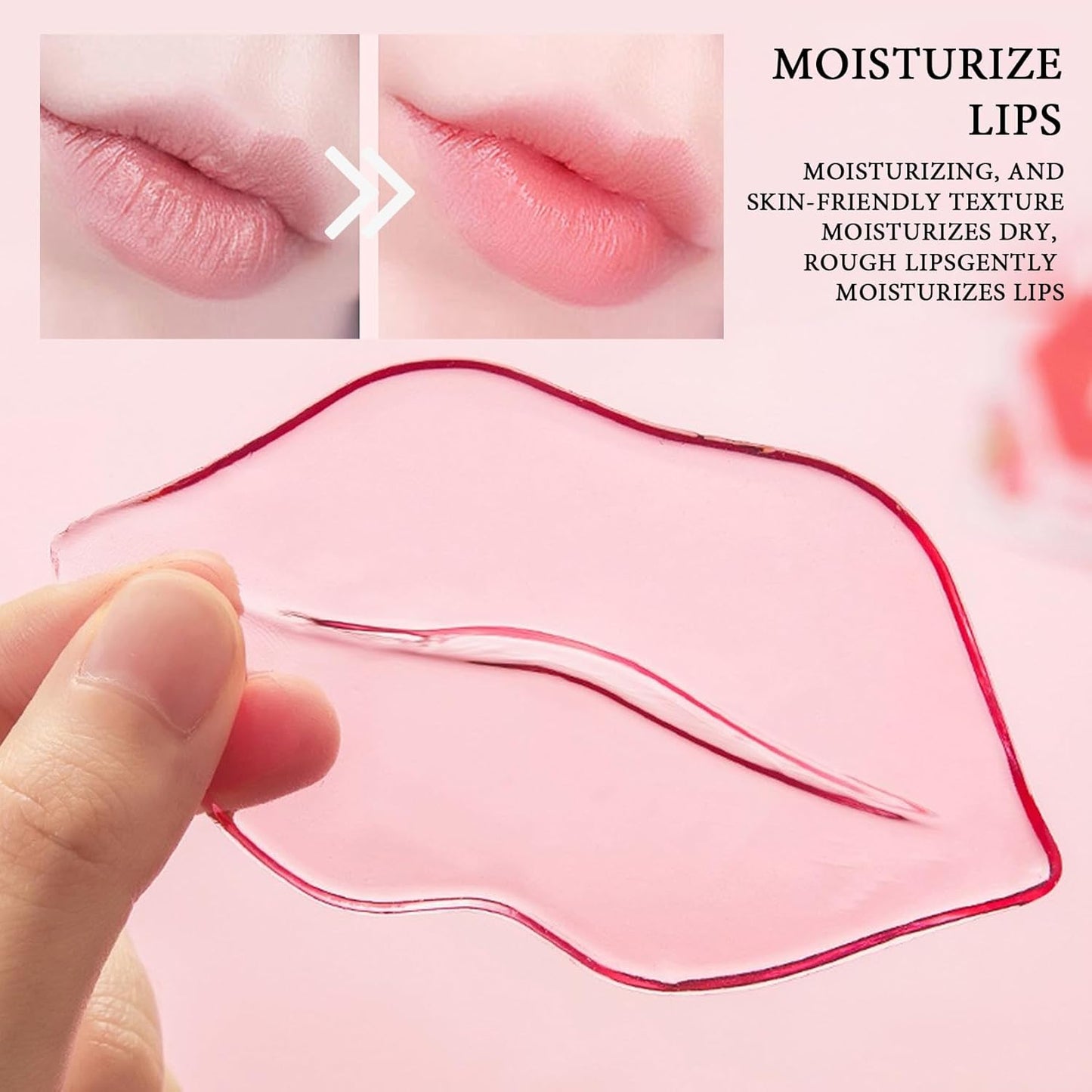 30PCS Hydrating Lip Mask,Overnight Lip Masks Bulk,Moisturizing Lip Patches Great for Dry Lips,Nourishing Lip Sleeping Mask Lip Care Kit for Women and Men